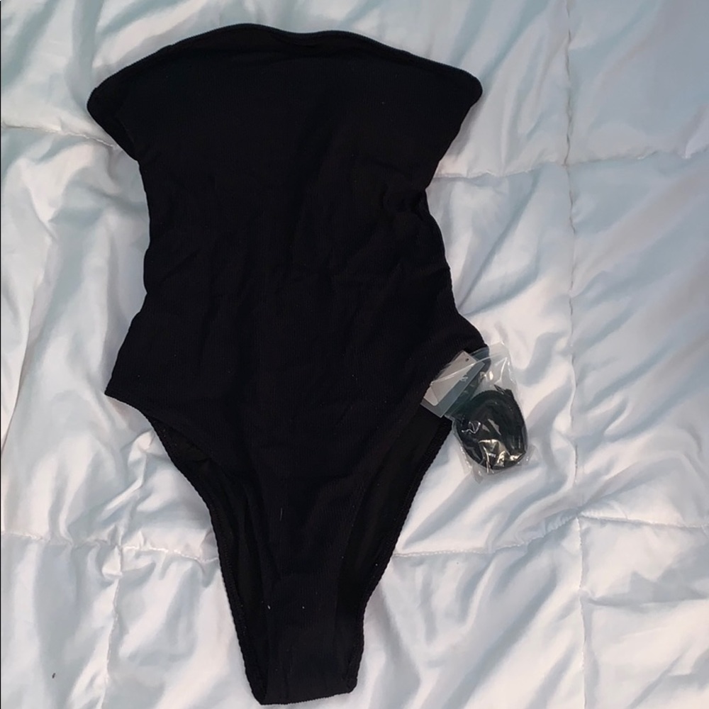 Aerie strapless one piece bathing suit